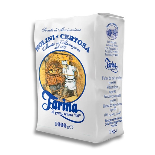 [cer6f000018] Molino Certosa Farina 00 1kg