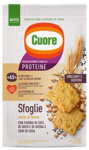 [cuo49120] Cuore Sfoglie Ceci 170g