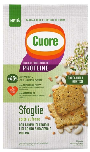[cuo49140] Cuore Sfoglie Fagioli 170g