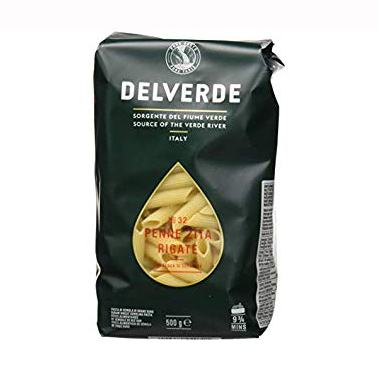 [del83032] Delverde 32 penne zita rig.bronzo 500g
