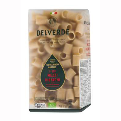 [del83120] Delverde 120 mezzi rigatone BIO integrali 500g