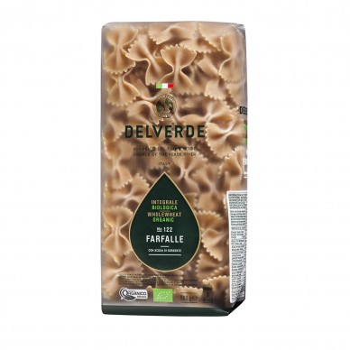 Delverde 122 farfalle BIO integrali 500g