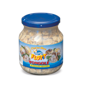 [flt270vonvnaflo006] Flott* Vongole Al Naturale Sgusciate 270g