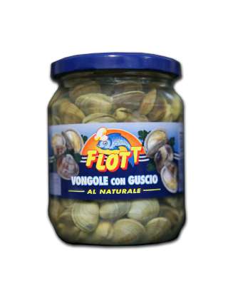 [flt700vonvngflo006] Flott Vongole Con Guscio Al Natural 700g