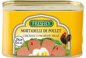 [fre057250002] Freshly Mortadella Poulet Halal 200g