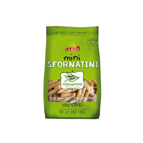 [lmomlminiros] La Mole Mini Sfornatini Rosmarino 100g