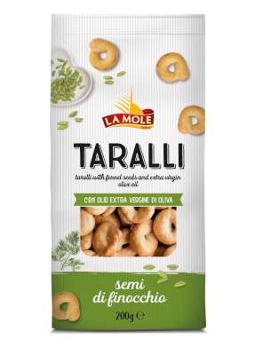 [lmomltaralfinoc] La Mole Taralli Finocchio 200 g