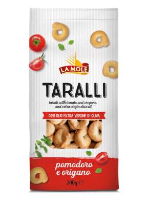 [lmomltaralpomo] La Mole Taralli Pomodoro & Origano 200 g