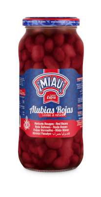 [mia319005] Miau Haricots Rouges Cuits 580 ml