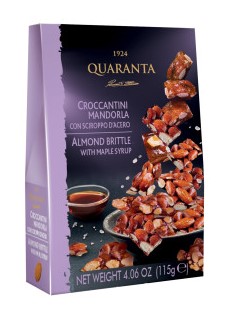 Quaranta Croccantini Mandorla con Sciroppo d'Acero 115g
