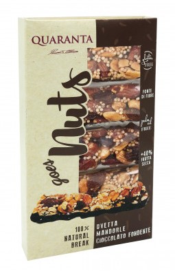 Quaranta Nuts Mandorle, Uvette & Cioccolato 30x4g