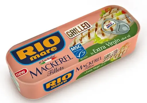 [rio558000001] Rio Mare Filetti di Sgombro Grigliati all'Olio EV 120g