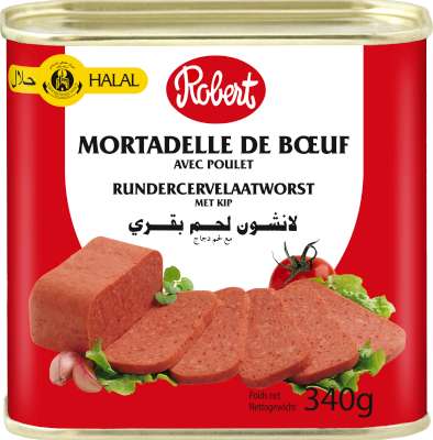 [rob8316002] Robert Mortadella Boeuf 340g