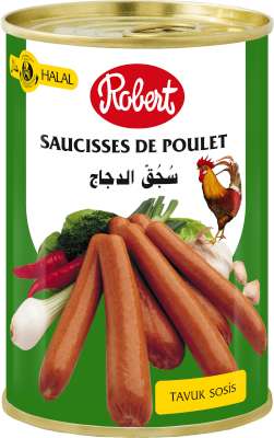 [rob8520002] Robert Frankfurter Poulet Halal 425g