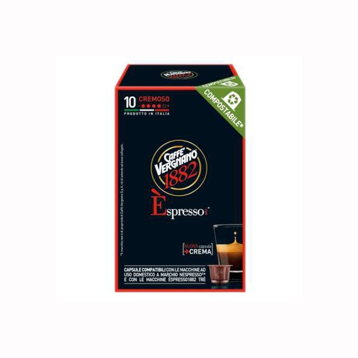 [verncc548C1] Vergnano NCC Cremoso 10 capsules compostable