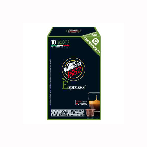 Vergnano NCC Intenso Lungo 10 capsules compostable