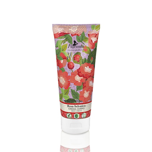 [flo2441] Florinda Mosaici Italiani Rosa Selvatica body cream 200 ml