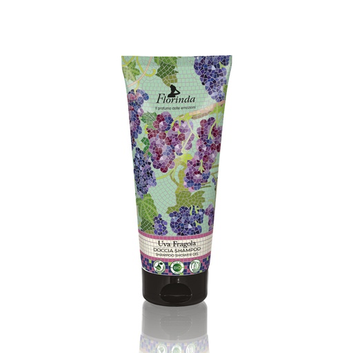 [flo2770] Florinda Mosaici Italiani Uva Fragola douchegel 200 ml