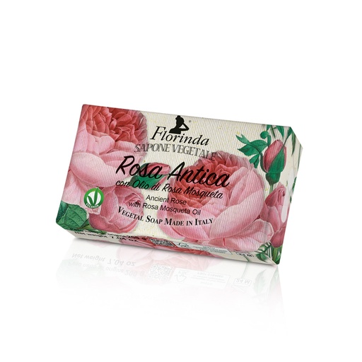 [flo2147] Florinda Emozione Rosa Antica solid soap 200 g