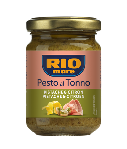 [rio57004306] Rio Mare Pesto al Tonno con Pistacchi e Limone 130g