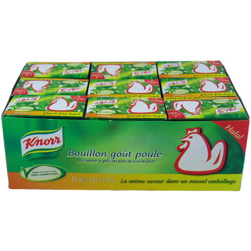 [knoss00021] Knorr Bouillon Poulet 36x(2x9g)