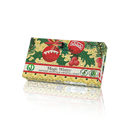 [flo2754single] Florinda Mosaici Italiani Magic Winter vaste zeep 100 g