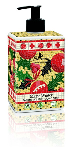[flo2756single] Florinda Mosaici Italiani Magic Winter vloeibare zeep 500 ml