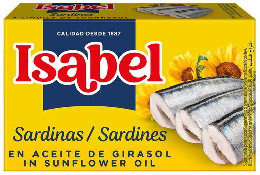 [isa2641491100] Isabel Sardinillas en Aceite de Girasole 125g