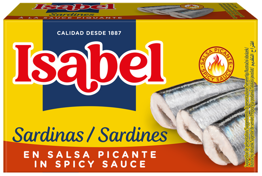 [isa2781101100] Isabel Sardinillas en Salsa Picantona 125g