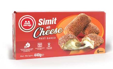 [ssret100012563] Simit Sarayi Part baked simit with cheese 400g