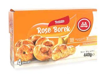[ssret100012569] Simit Sarayi Potato filled mini rose borek 600g