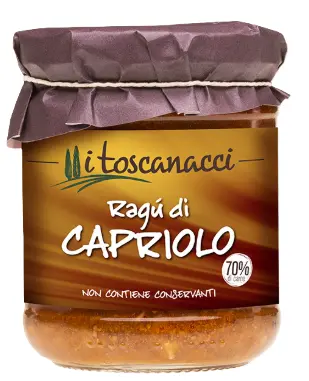 [tossuvv220] Toscanacci Ragu Di Capriolo 180g