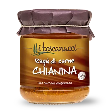 [tossuvv230] Toscanacci Sugo Di Carne Chianina Igp 180g