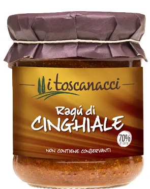 [tossuvv250] Toscanacci Ragu Di Cinghiale 180g