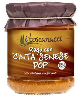 [tossuvv260] Toscanacci Ragu Di Cinta Senese Dop 180g