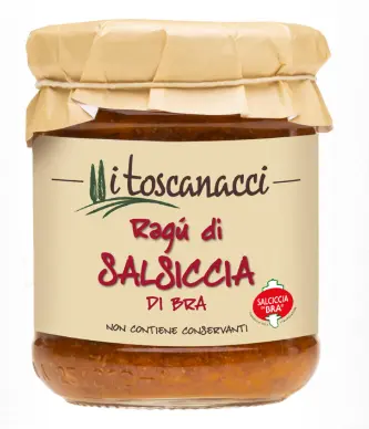 [tossuv495] Toscanacci Ragu' Di Salsiccia Di Bra 180g
