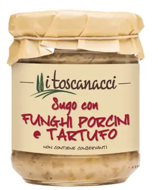 [tossuvv510] Toscanacci Sugo Funghi Porcini E Tartufo 180g