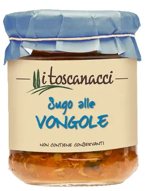 [tossuvv190] Toscanacci Sugo alle Vongole 180g