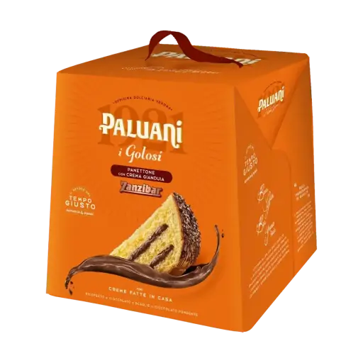 [palB0110b] Paluani Panettone crema cioccolato Zanzibar 750g xxx