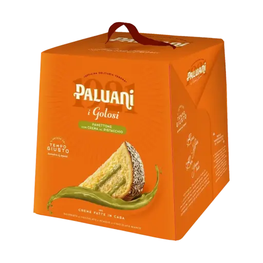 [palB0111b] Paluani Panettone Crema Pistacchio 750g