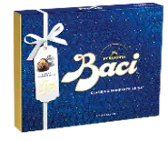[bac12562416] Baci Sparkling Blue Xmas Box Assorted UTZ 250g