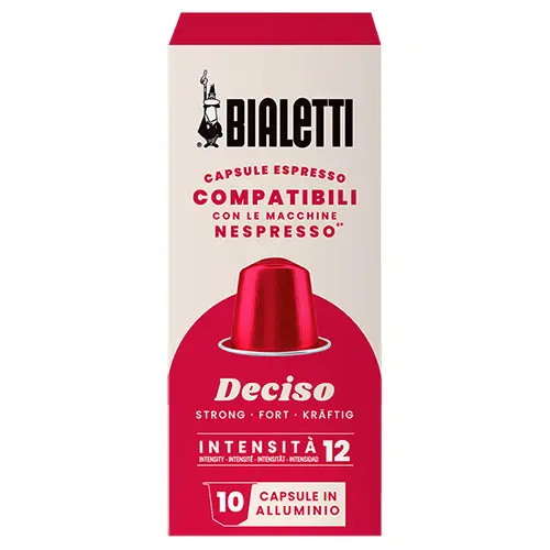[bia096080433] Bialetti Nespresso Compatibles Aluminum Deciso 10 caps