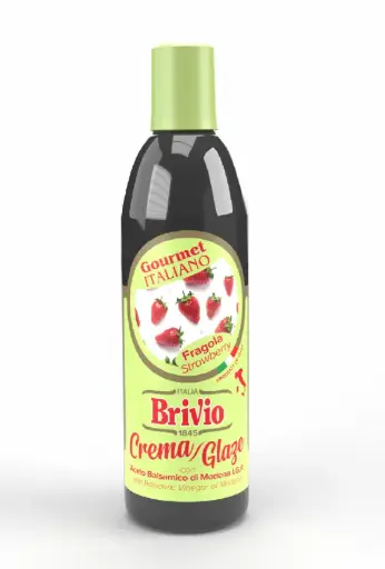 [brietb738B] Brivio Crema Fragola con Aceto Balsamico IGP 250ml