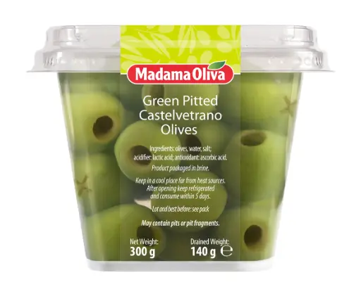 [madoWZDED014E] Madama Oliva Olive Castelvetrano Denocciolato 320g