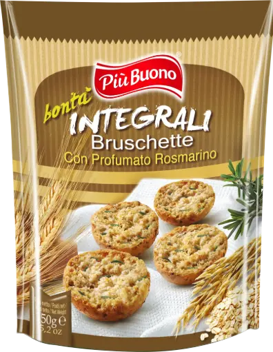 [piu1157] Piu Buono Bruschette integrali rosmarino 150g