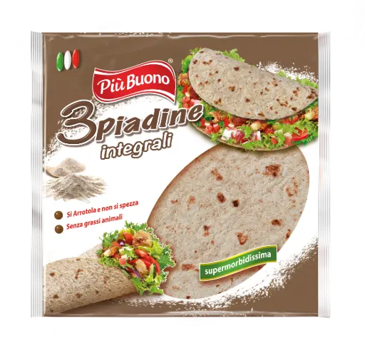 [piu1298] Piu Buono Piadina integrale 300g