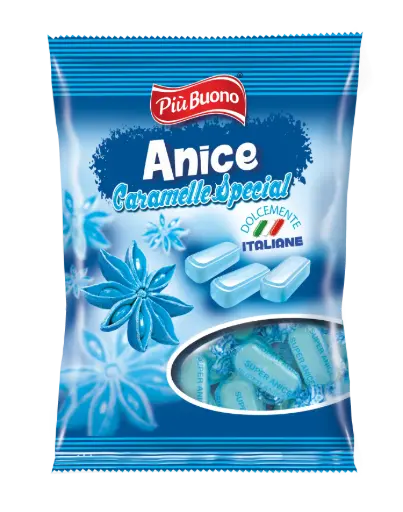 [piu1731] Piu Buono Caramelle anice 175g