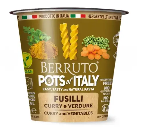 [pot14017.734] Berruto Pots of Italy Fusilli Al Curry E Verdure 70g