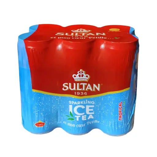[sulBO0081] Sultan Ice Tea Tropical 6x33cl