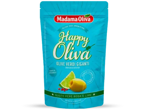[madAPDEGLP008] Madama Oliva Happy Oliva Olive Verdi Giganti 85g